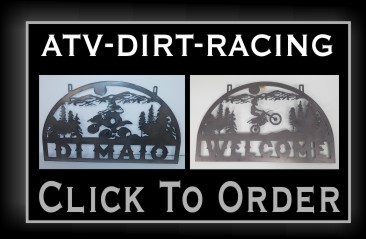 Metal Motorcross numberplate nj